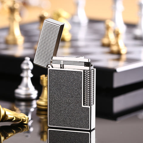 Maduro M2 Refillable Butane Soft Flame Lighter – Sandblasted Diamond Grid