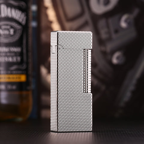 Maduro M3 Slimline Refillable Butane Soft Flame Lighter – Diamond Grid