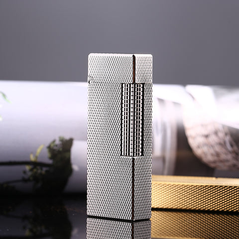 Maduro M3 Slimline Refillable Butane Soft Flame Lighter – Diamond Grid