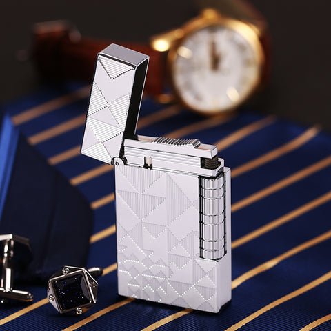 Maduro M2 Refillable Butane Soft Flame Lighter – Geometric Maze