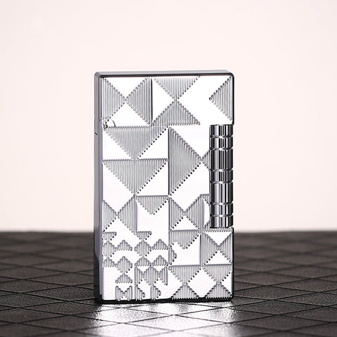 Maduro M2 Refillable Butane Soft Flame Lighter – Geometric Maze