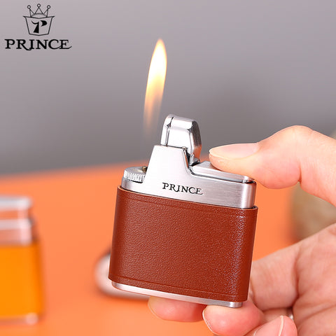 Prince Gas Lighter Prona 61 Commemorative Leather PA61