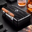 Voyager 10 Cigar Humidor - Durable Travel Case with Built-In Hygrometer